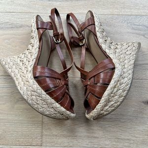 Stuart Weitzman Pre-owned wedge sandal size 8